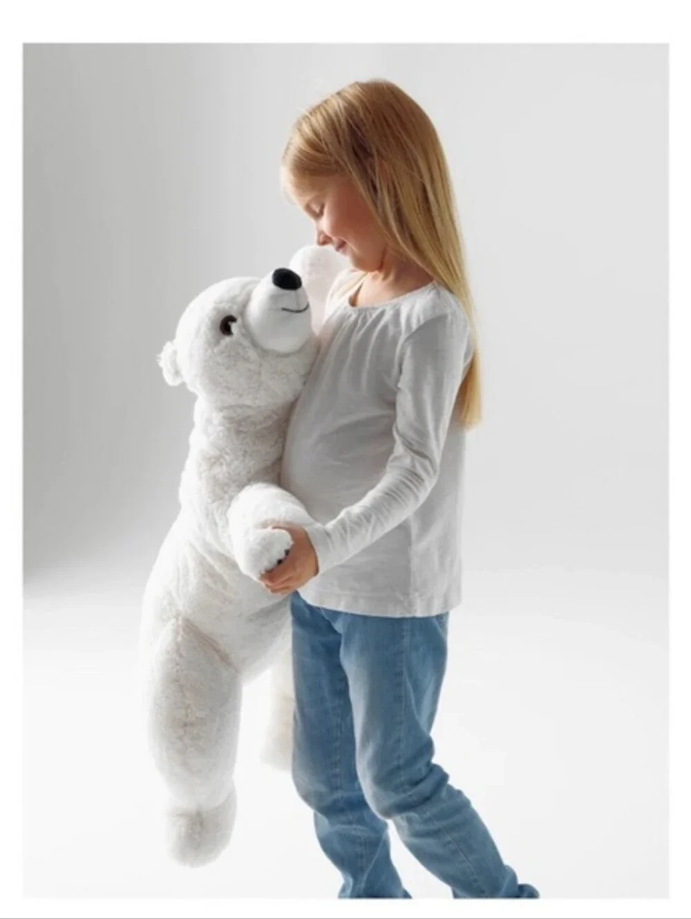 Ikea SNUTTIG Soft White Large Polar Bear